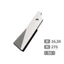 Lame rotalabour Gauche carbure, fixation 1 trou KUHN HUARD 519339 adaptable