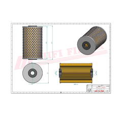 Filtre à gasoil adaptable HIFI FILTER SN21565