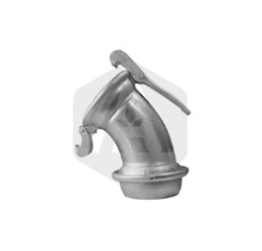 Coude 45° male-femelle Ø 150 mm adaptable