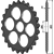 Roue étoile Ø 575 mm pour DAL-BO 15485 adaptable 