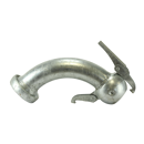 Coude 90° mâle / femelle galva ROTO