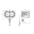Phare de travail Rectangulaire 2 LED 9-36V 40W 4000 lumens 