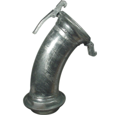 Courbe zinguée Ø 150 mm x 45°