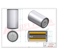 Filtre hydraulique adaptable HIFI FILTER SH60531