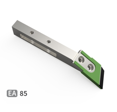 Barre avec pointe Gauche boulonnée, plaquettes carbure et rechargement MICHEL adaptable