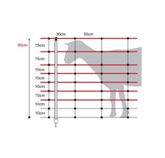 Filet pour moutons N7 turbomax 50 m x 90 cm HORIZONT