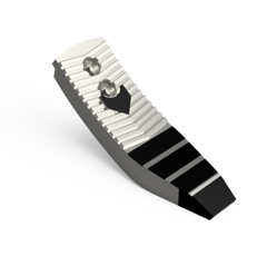 Soc de cultivateur avec renfort acier et plaquettes carbure PÖTTINGER 9762500151 adaptable