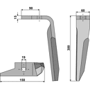 Kreiseleggenzinken - rechts RHAMA02R RH  Amazone