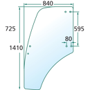 Vitre de porte G. pour machine agricole LINDNER 3203103 adaptable