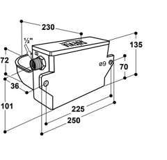 Abreuvoir ovins / caprins - SUEVIA 125
