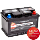 Starterbatterie 12 V 71AH gefüllt geladen 57113GUG Intact