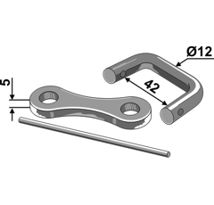 Kettenschloss Ø12 ST1242