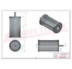 Filtre hydraulique adaptable HIFI FILTER SH61314
