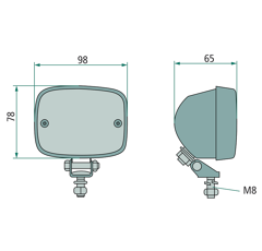 Feu anti-brouillard 12 - 24 V - HELLA