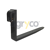 Fourche à oeil 125x50x1200 Ø56 pour téléscopique MERLO A0301.1 adaptable