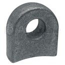 Bride de fixation 54 x 52 mm pour broyeur adaptable