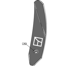 Deflector lateral dcho. 420 x 80 mm KÖCKERLING 907026  506000 adaptable - BlackSteel©