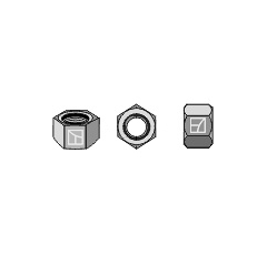 Écrou à freinage interne M8 x 1,25 001.60.00.08 adaptable