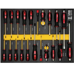 Werkstattwagen, 7 Schubladen, 246-teilig