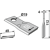 Couteau rotatif droit pour faucheuse KRONE 139889.0 adaptable - Blacksteel©