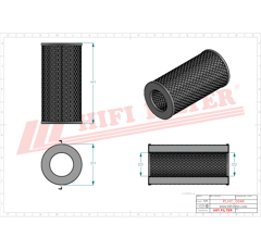 Filtre hydraulique adaptable HIFI FILTER SH53276