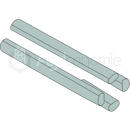Silentbloc en caoutchouc pour déchaumeur HORSCH 34761302 adaptable