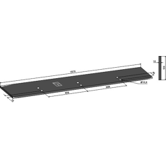 Schneidschiene 1970x10mm - 4222826 | Lemken - Nachbau