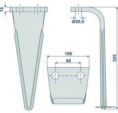 Kreiseleggenzinken - rechts / links= RH 69 RH69FROST RH  Frost