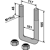 Bulón de estribo M16 x 2 mm adaptable - BlackSteel©