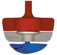 Lot de 100 têtes micro-asperseurs spinnet 50l/h à 200l/h 4 mm - NETAFIM