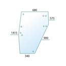 Vitre de porte gauche pour machine agricole 04358527 adaptable