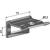 Bride de fixation pour 50 x 12 x 13 mm adaptable BlackSteel©