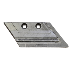 Soc de rasette Droit carbure et rechargement pour charrue GRÉGOIRE BESSON 19112 adaptable