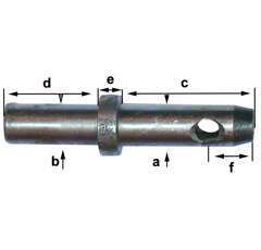 Axe à souder 28 mm adaptable