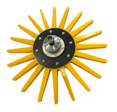 KIT étoiles à doigts 535mm pour bineuse KULT KRESS K.FH 213 adaptable - BlackSteel©