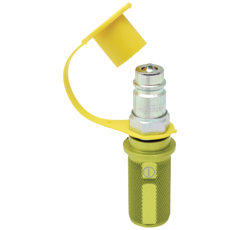 Poignée négative KENNFIXX M22 x 1,5 mm pour coupleur - jaune adaptable