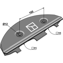 Patin pour faucheuse JOHN DEERE DC23289 adaptable - BlackSteel©