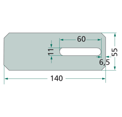 Racloir métallique pour AMAZONE 610261150430 adaptable