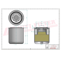 Filtre dessicateur adaptable HIFI FILTER TB1395