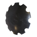 Disque crénelé ∅610x6 pour déchaumeur adaptable - Blacksteel©