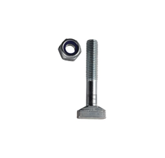 Bulón de cabeza rectangular M10 x 65 mm para rotavator RG00031301 FALC - RAU adaptable