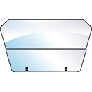 Kit cadre de fenêtre pour tracteur FORD 83952026 adaptable