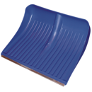 Pelle a neige 500x415mm bleue+profile aluminium s/m