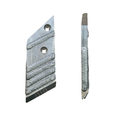 Pointe Gauche carbure et rechargement pour charrue LEMKEN 3364055 adaptable