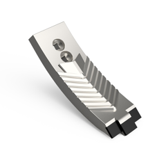 Soc de cultivateur 2 trous avec plaquettes carbure et rechargement VÄDERSTAD 489233 adaptable