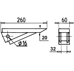 Schar für Unterbodenlockerer SICAM - Nachbau