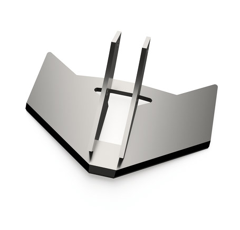 Aileron de déchaumeur avec plaquettes carbure KVERNELAND A133204701 adaptable