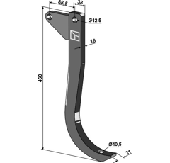 Dent pour cultivateur LEMKEN 4653903 adaptable