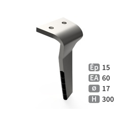 Dent de herse rotative Droite 5 plaquettes carbure ALPEGO D06700A adaptable