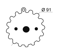 Feu éclat flash LED rechargeable - Mallette de 6